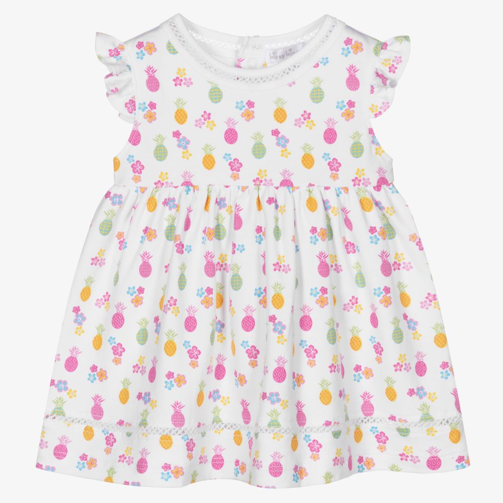 Kissy Kissy - Robe en coton Pima Ananas | Childrensalon