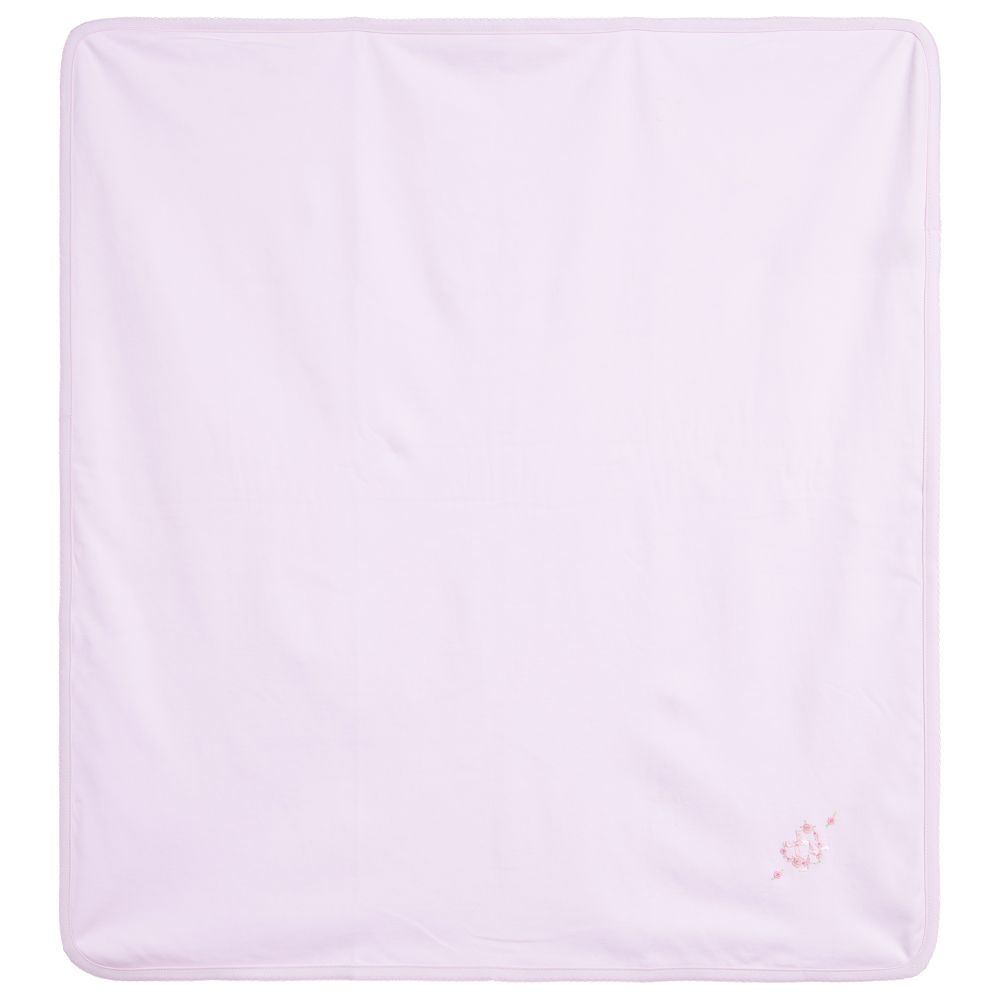Kissy Kissy - Бледно-розовый плед (74 см) | Childrensalon