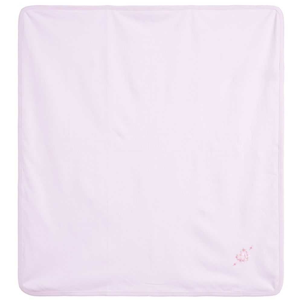 Kissy Kissy - Couverture rose poudré (74 cm) | Childrensalon