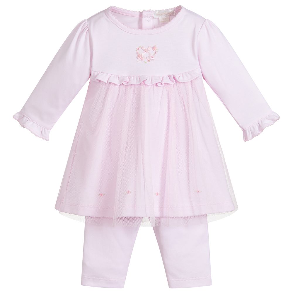 Kissy Kissy - Ensembles legging et top rose poudré | Childrensalon