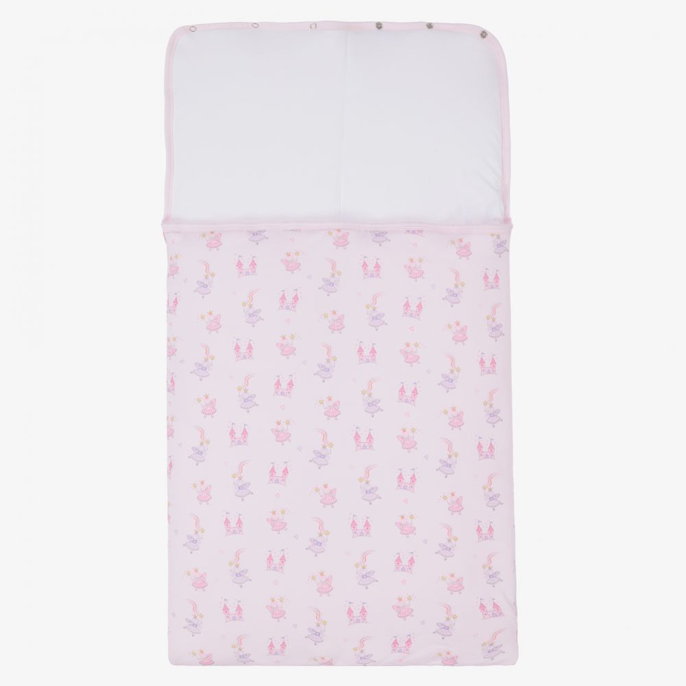 Kissy Kissy-Розовый хлопковый конверт с феями (76см) | Childrensalon Outlet