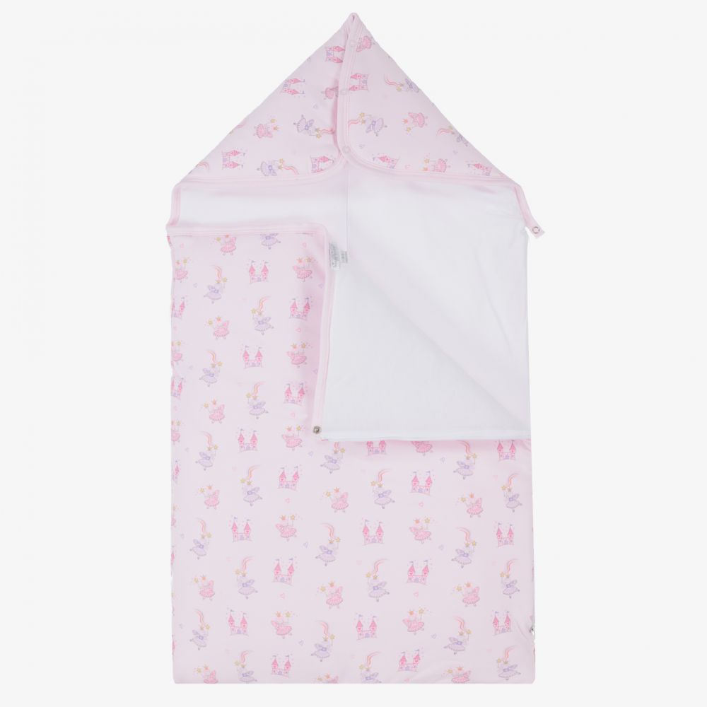 Kissy Kissy-Розовый хлопковый конверт с феями (76см) | Childrensalon Outlet
