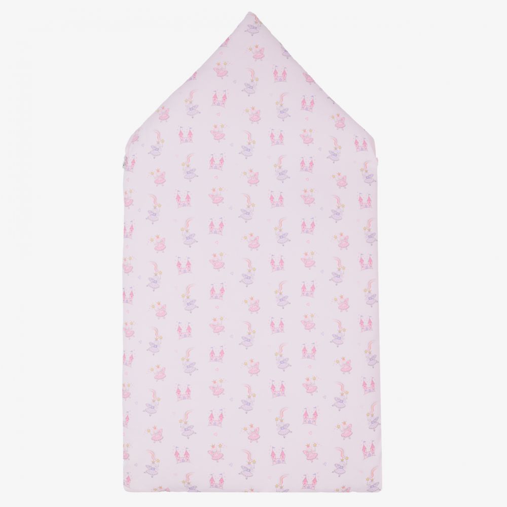 Kissy Kissy-Розовый хлопковый конверт с феями (76см) | Childrensalon Outlet