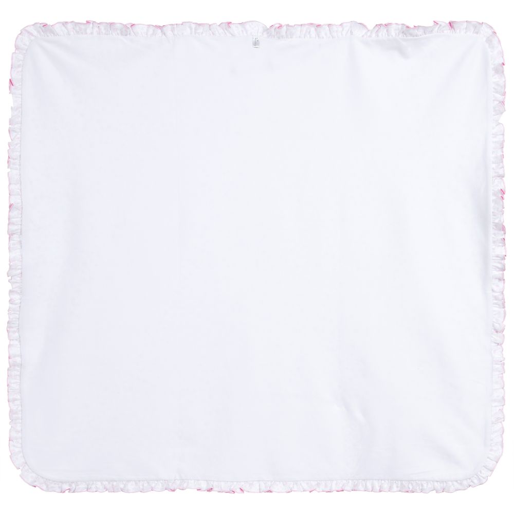 Kissy Kissy-Pink Floral Blanket (74cm) | Childrensalon Outlet