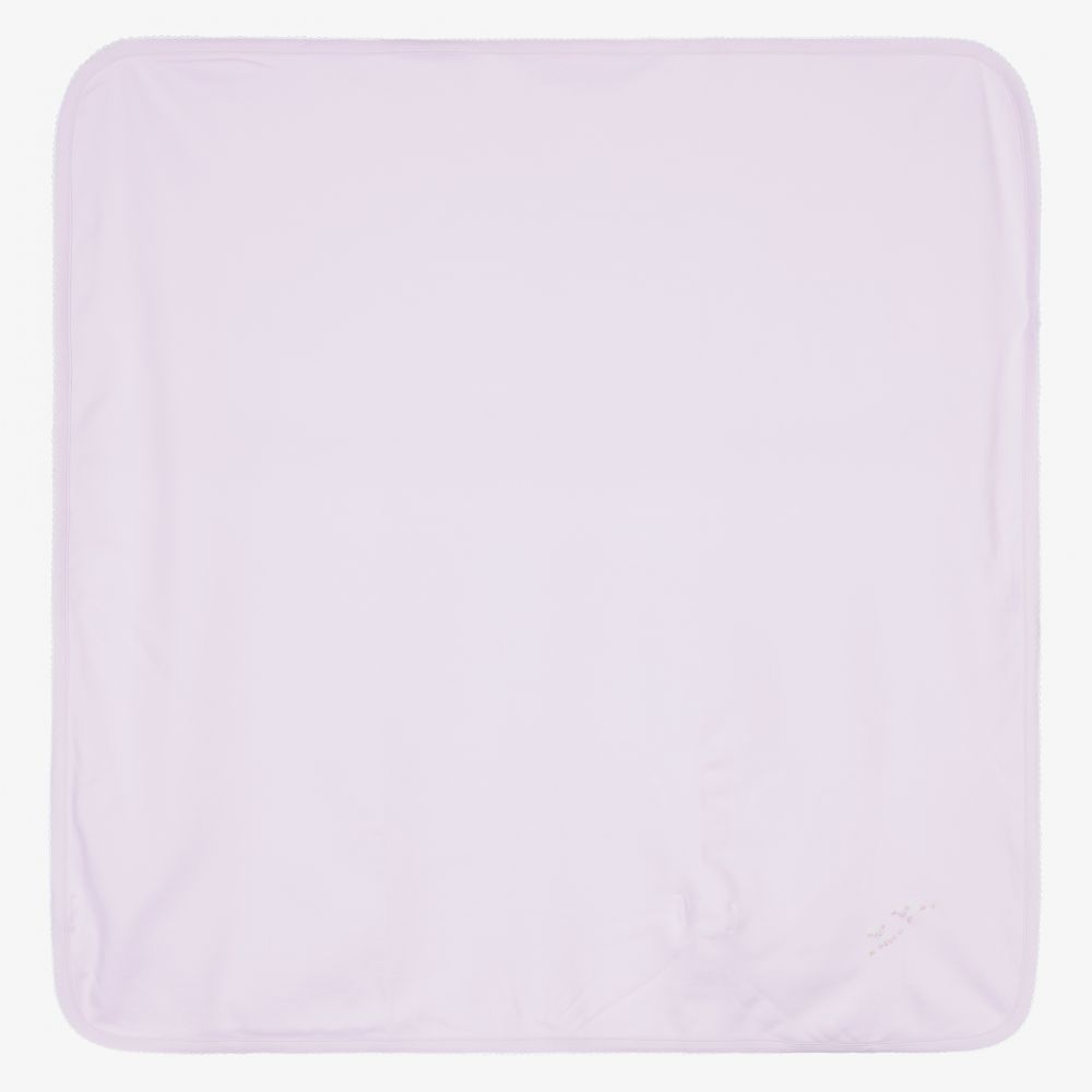 Kissy Kissy - Розовое хлопковое одеяло с ягненком (73см) | Childrensalon