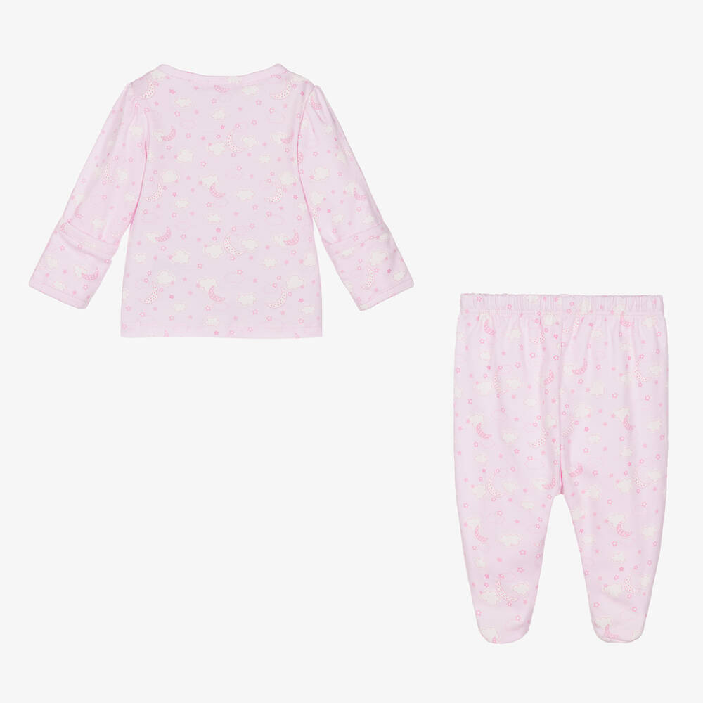 Kissy Kissy-Розовый топ и штанишки с ночным небом | Childrensalon Outlet