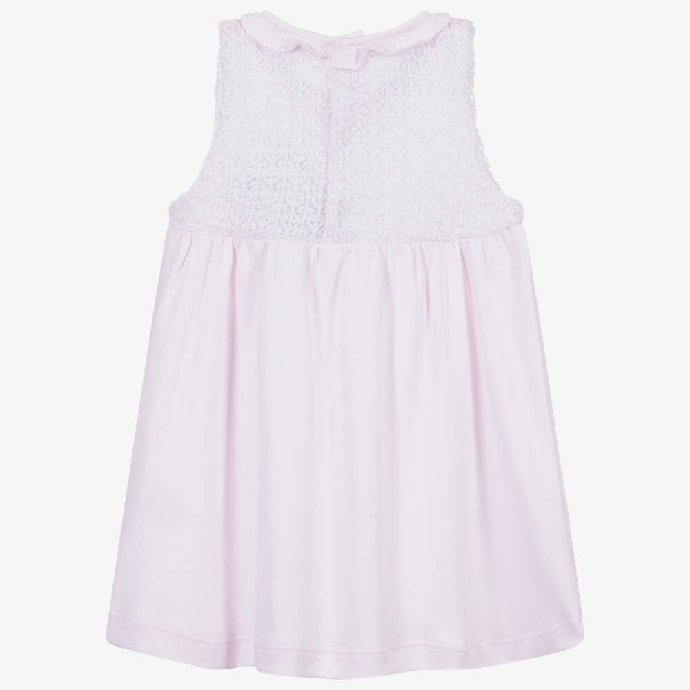 Kissy Kissy-Pink Pima Cotton Dress Set | Childrensalon Outlet