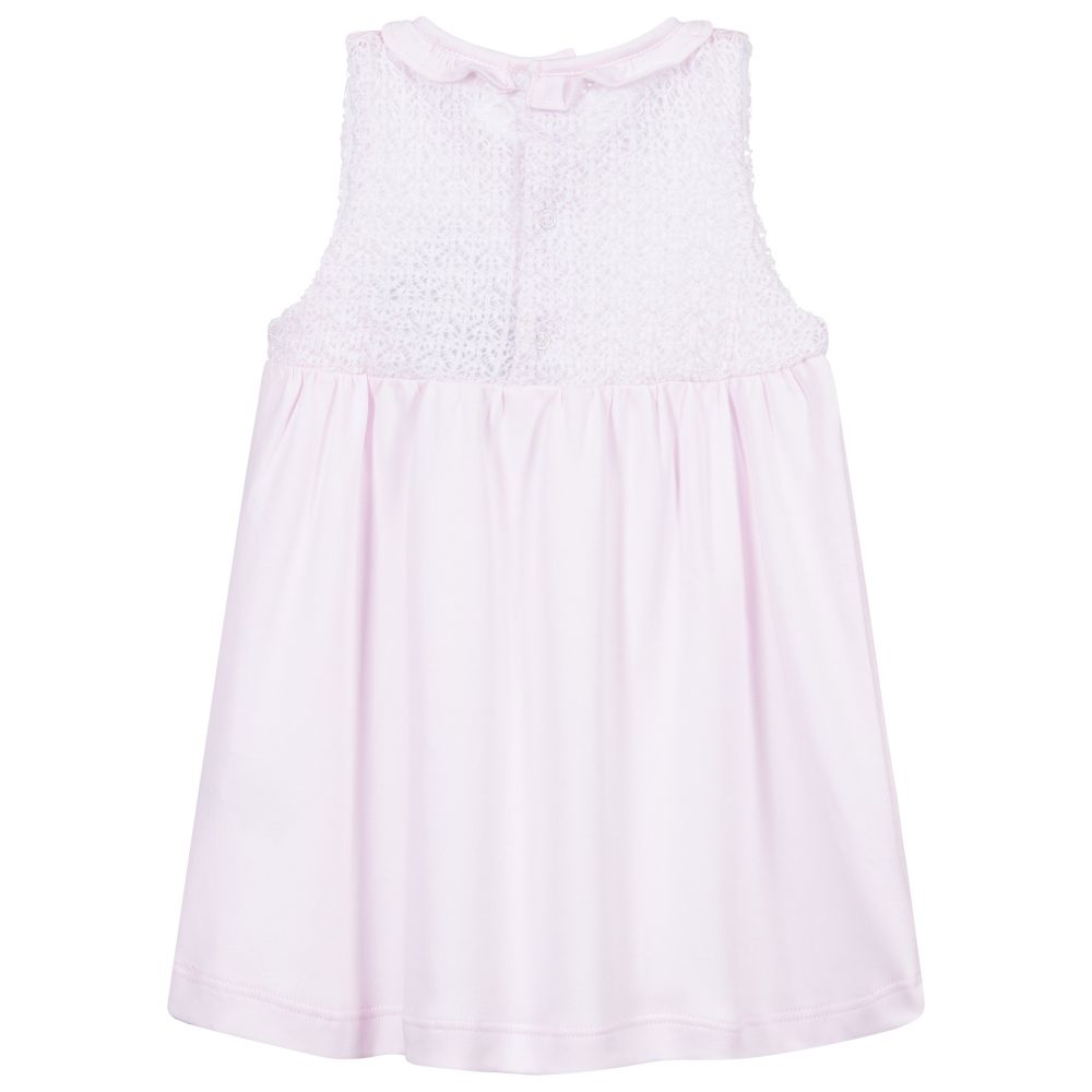 Kissy Kissy-Pink Pima Cotton Dress Set | Childrensalon Outlet