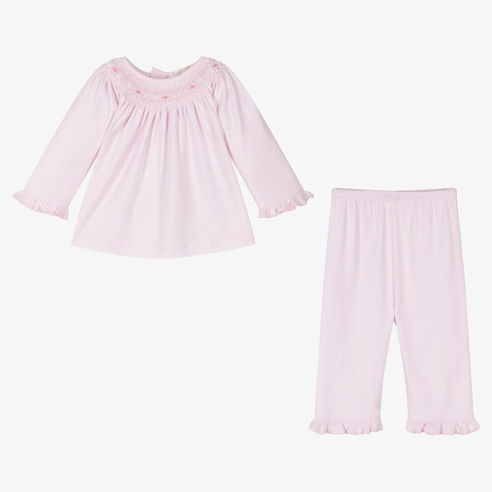 Kissy Kissy-طقم بنطلون قطن بيما لون زهري للمولودات | Childrensalon Outlet