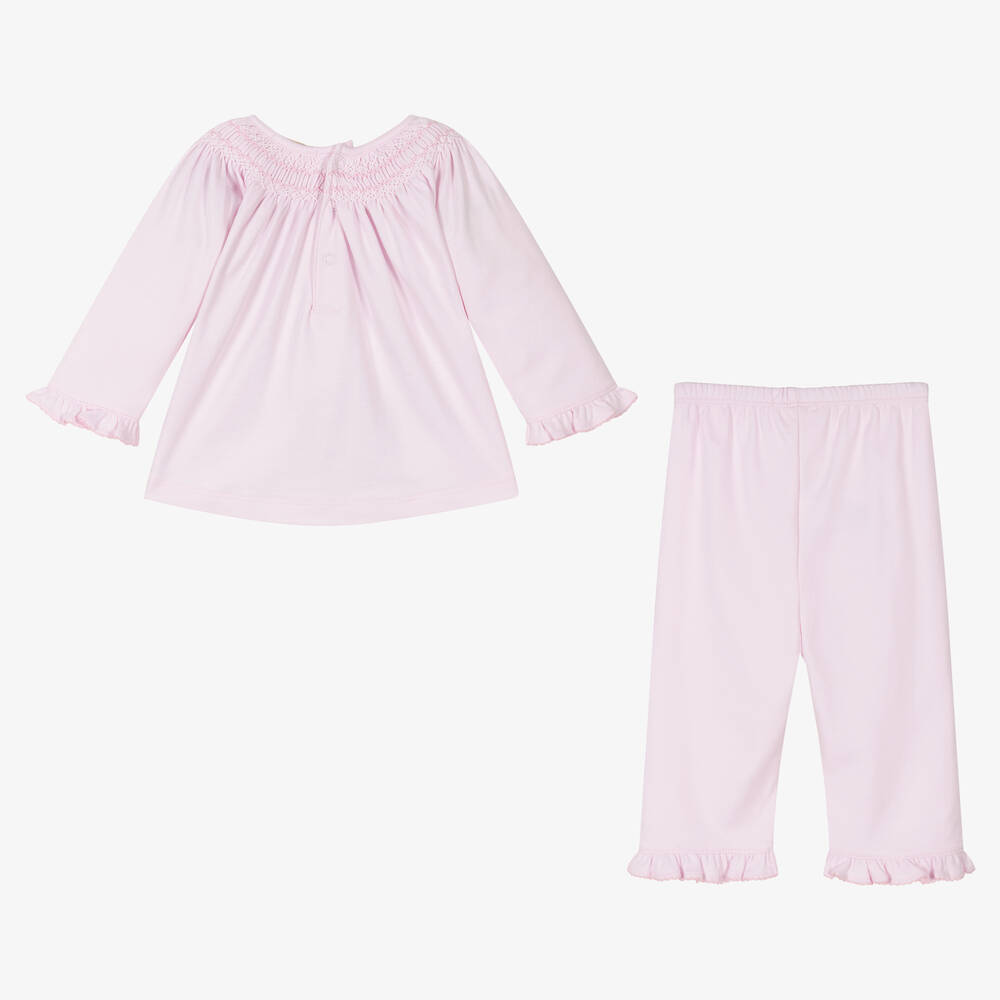 Kissy Kissy-طقم بنطلون قطن بيما لون زهري للمولودات | Childrensalon Outlet