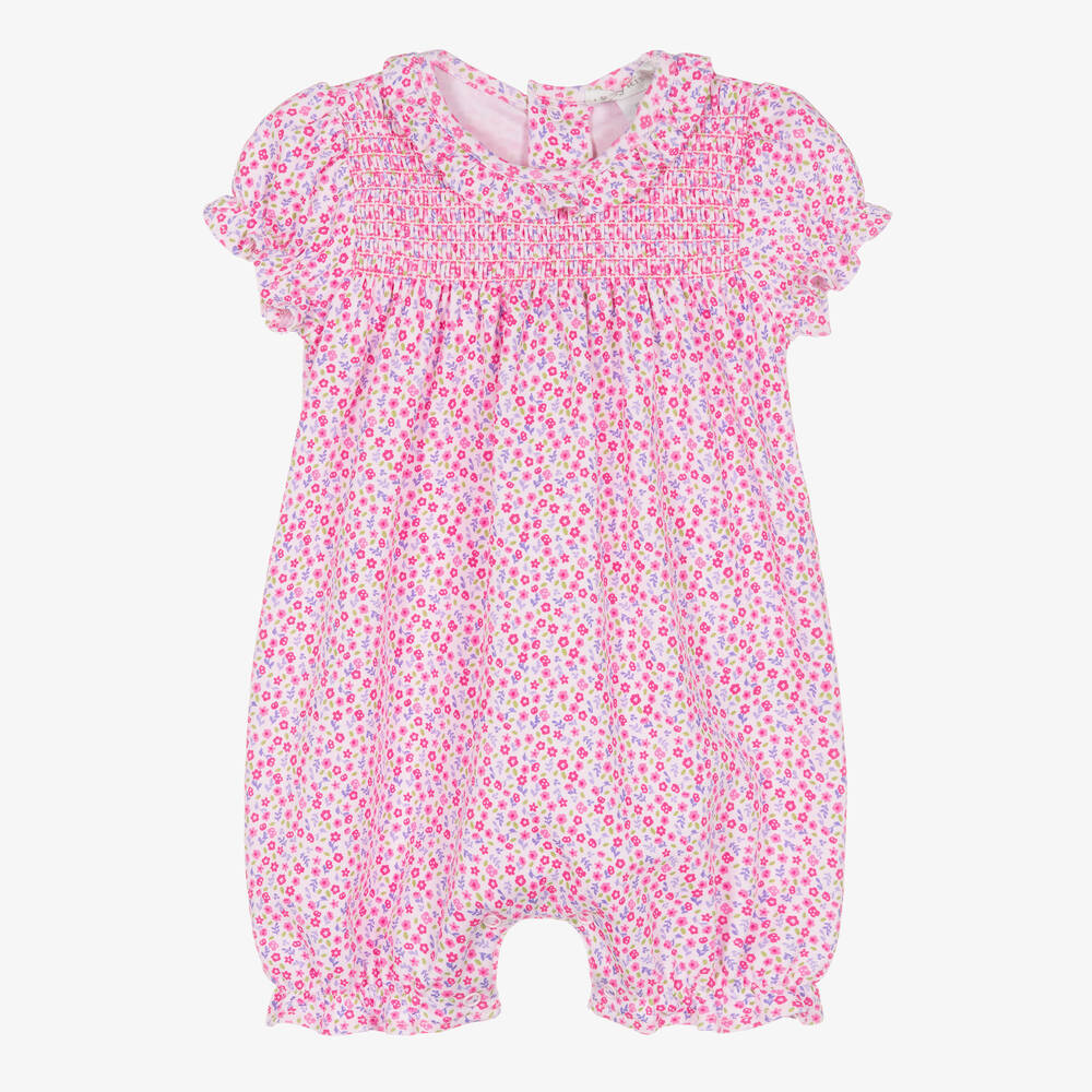 Kissy Kissy - Rosa Hearts Abloom Pima-Spieler | Childrensalon