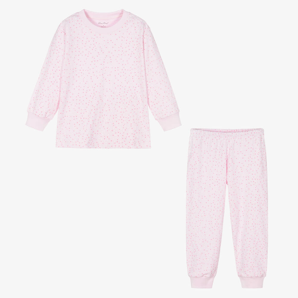 Kissy Kissy-Pink Pima Cotton Pyjamas | Childrensalon Outlet