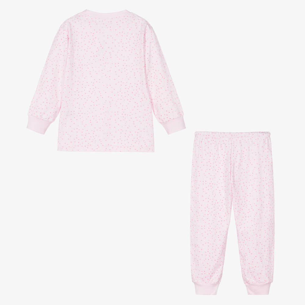 Kissy Kissy-Pink Pima Cotton Pyjamas | Childrensalon Outlet