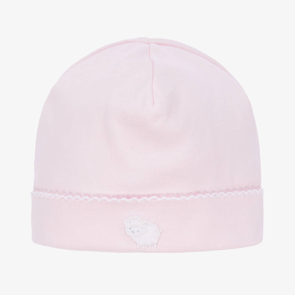 Kissy Kissy - Pink Pima Cotton Sweetest Sheep Hat | Childrensalon