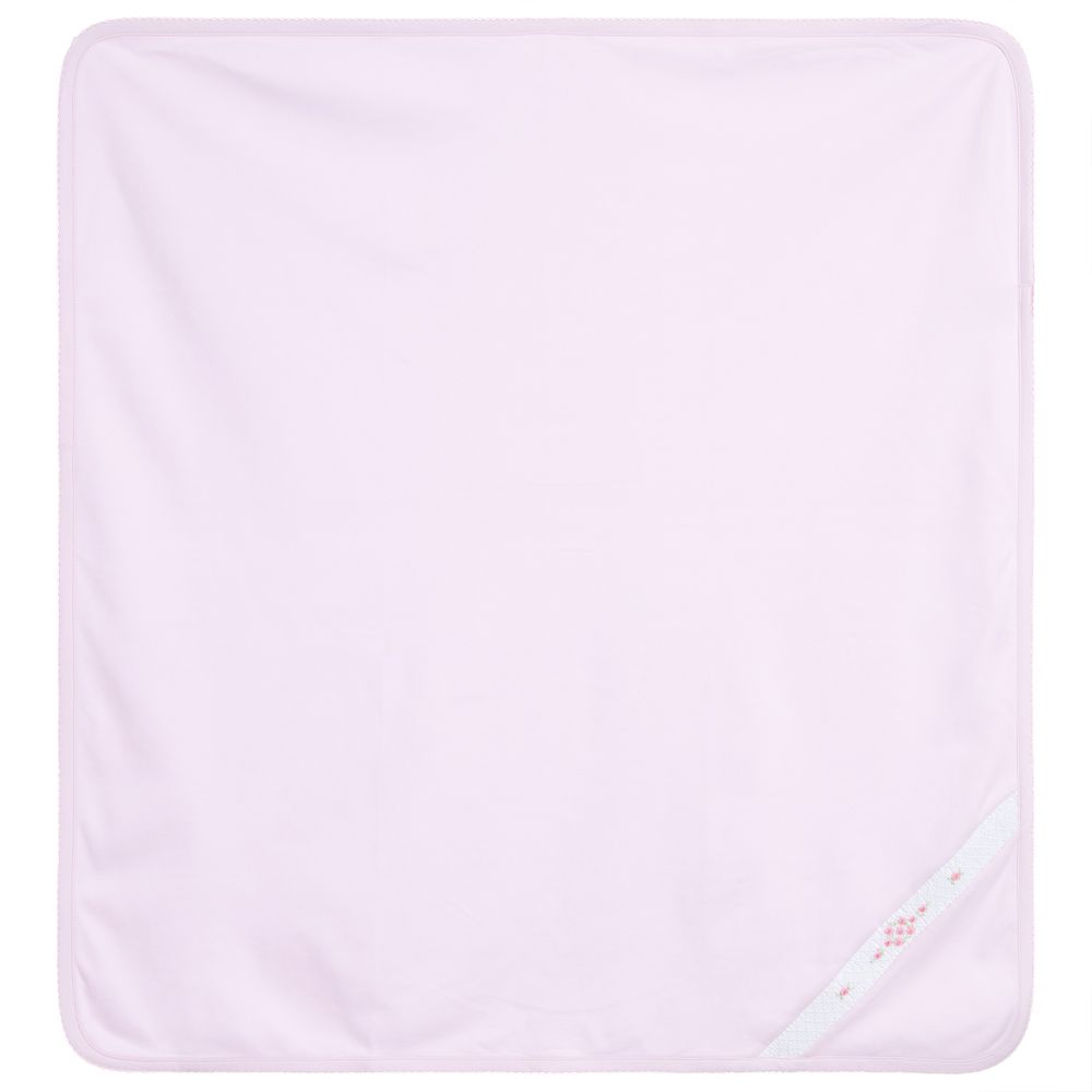 Kissy Kissy - Розовое одеяло с вышитыми розами (74 см) | Childrensalon