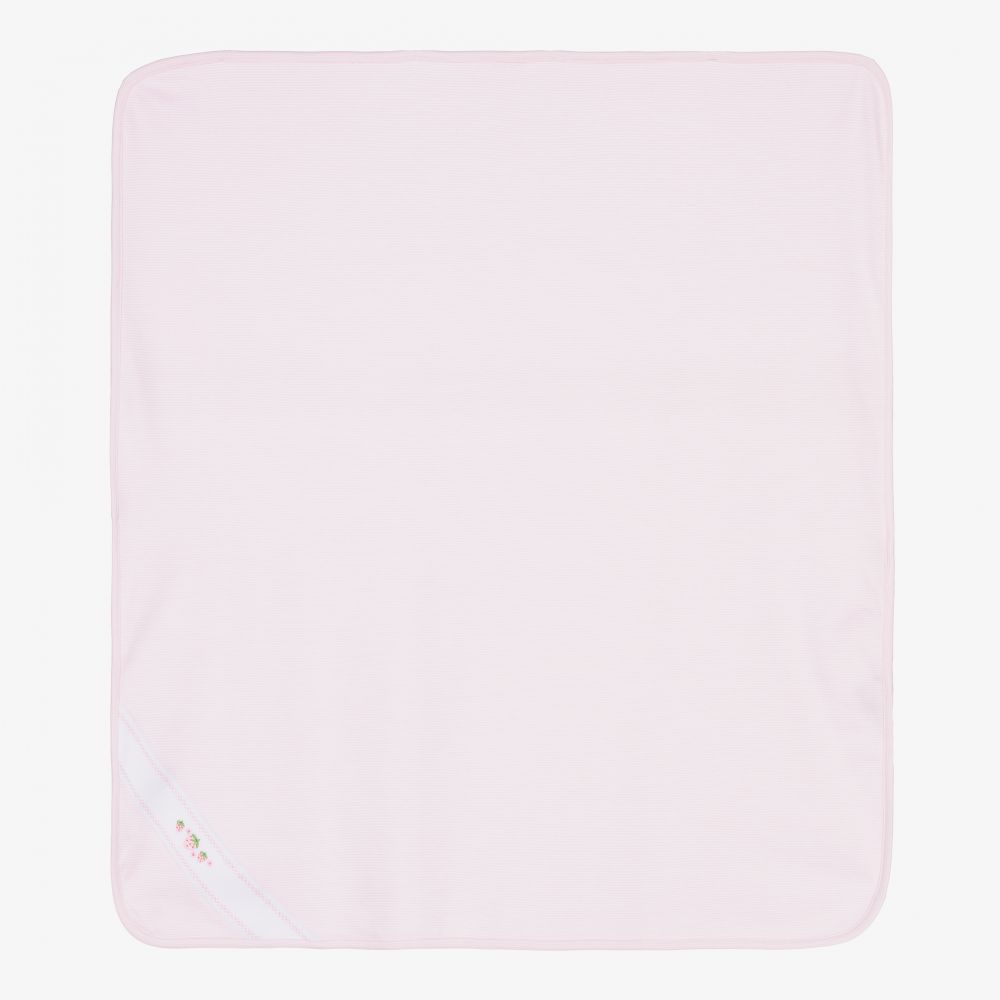 Kissy Kissy - Pink Strawberry Blanket (74cm) | Childrensalon