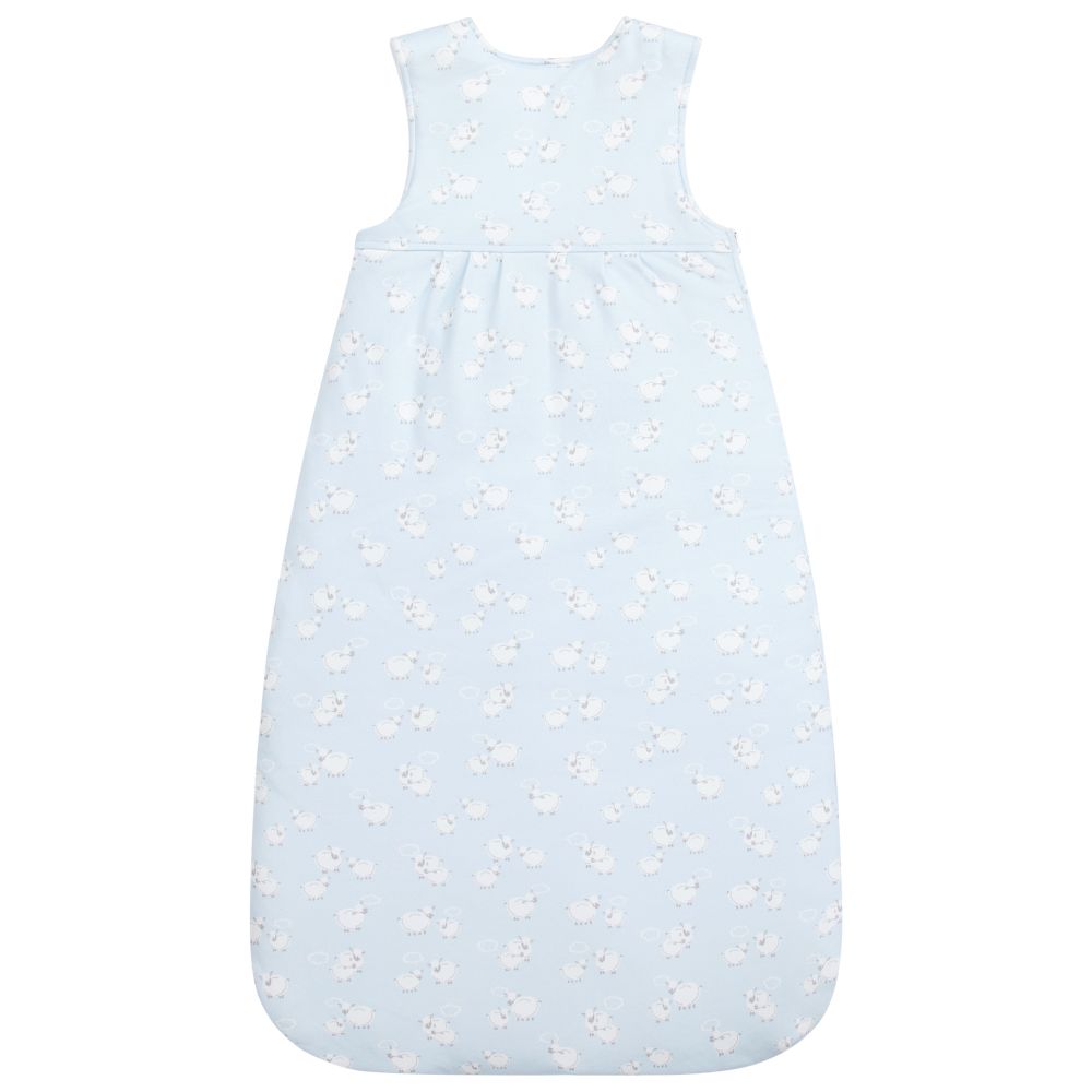 كيسي كيسي-كيس نوم قطن بيما لون أزرق وأبيض للأطفال (73سم) | Childrensalon Outlet