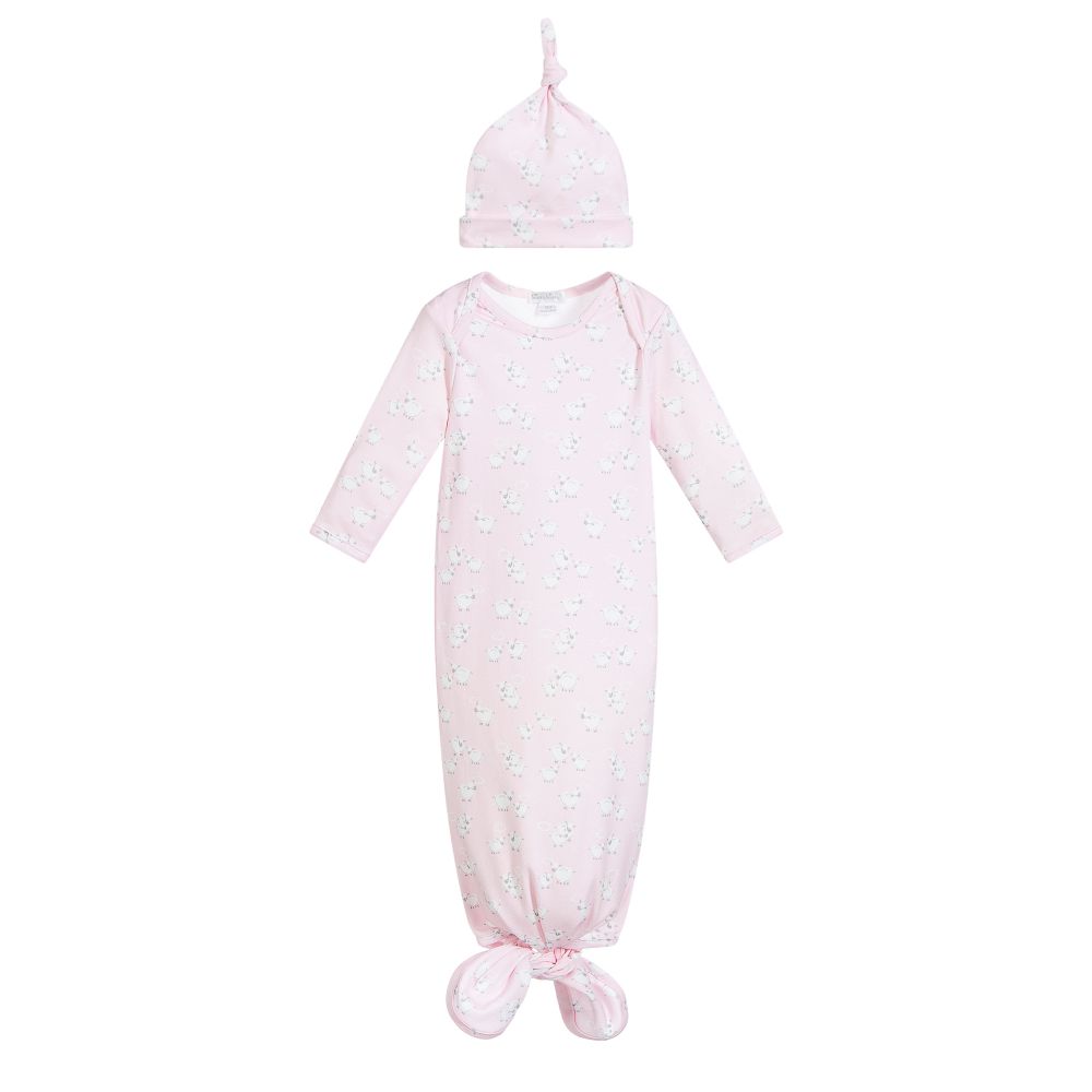 Kissy Kissy Sheep Day Gown Hat Set Childrensalon Outlet