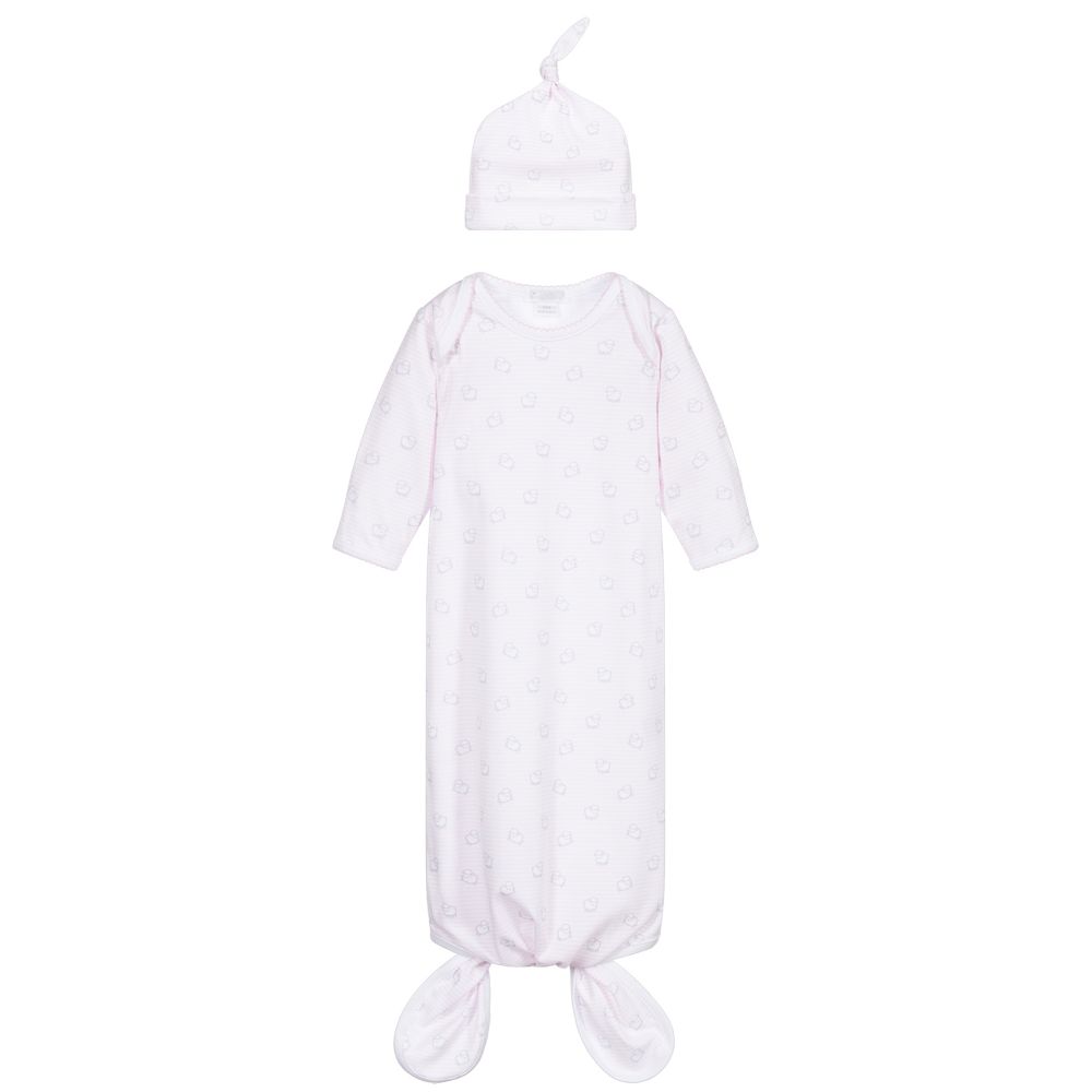 Kissy Kissy-Sheep Day Gown & Hat Set  | Childrensalon Outlet