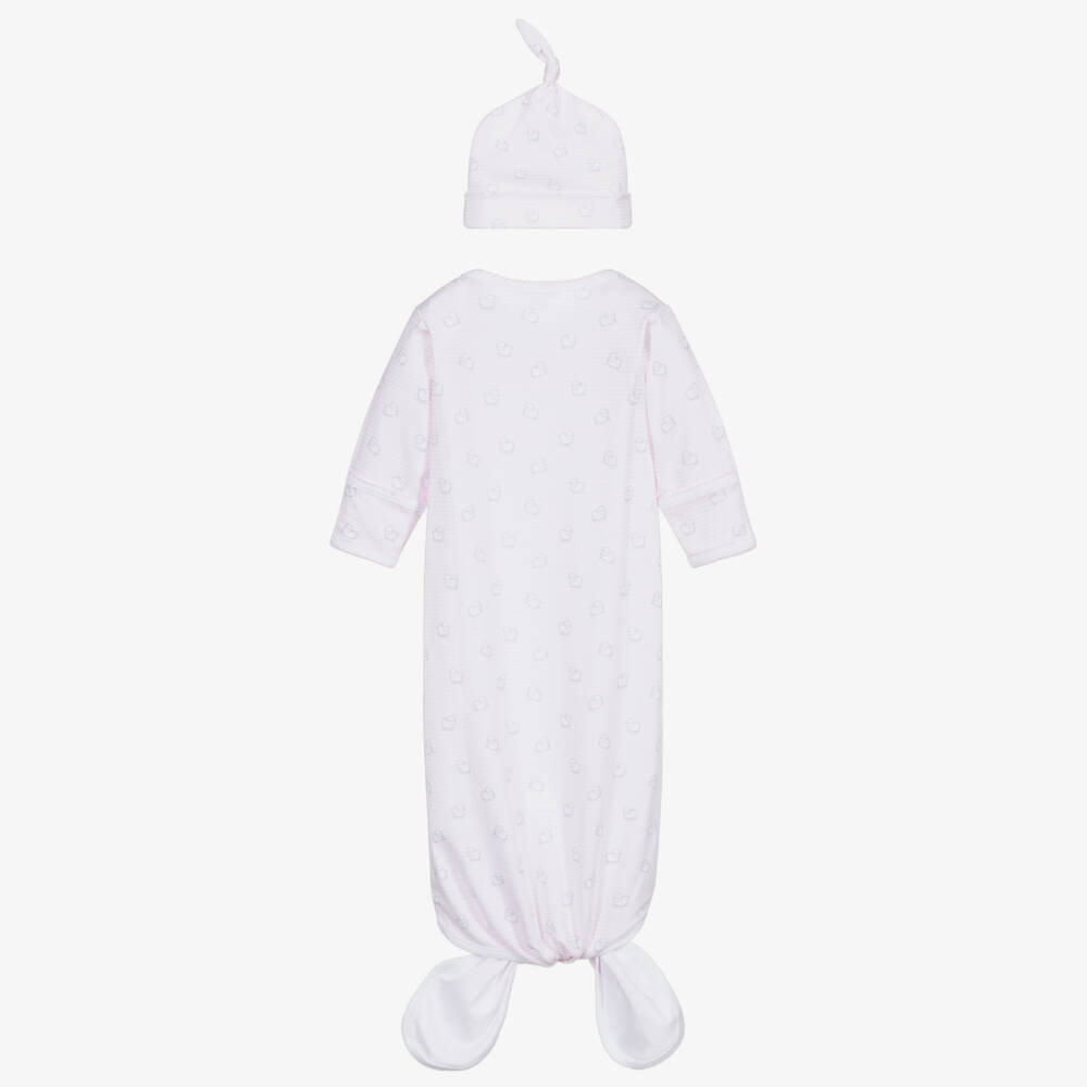 Kissy Kissy-Sheep Day Gown & Hat Set | Childrensalon Outlet