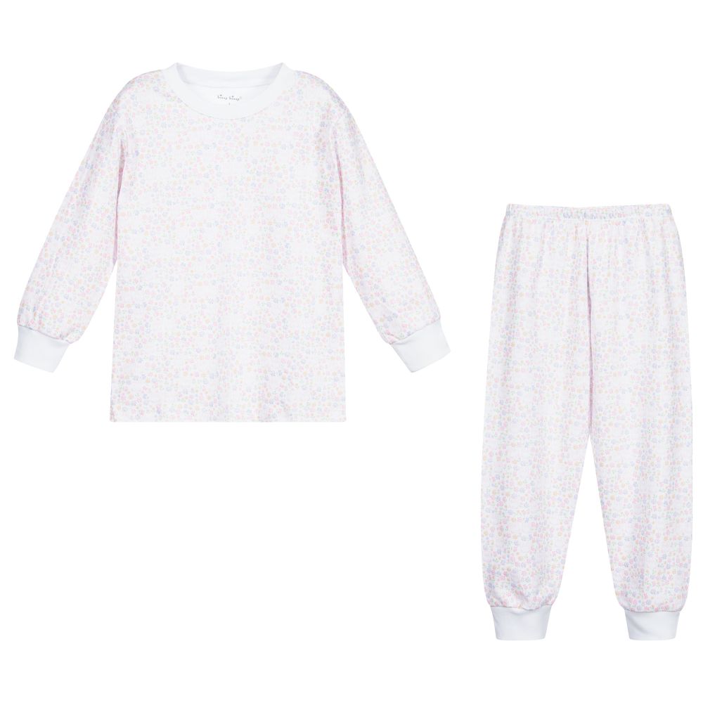 Kissy Kissy-White Bunnies Pima Pyjamas | Childrensalon Outlet