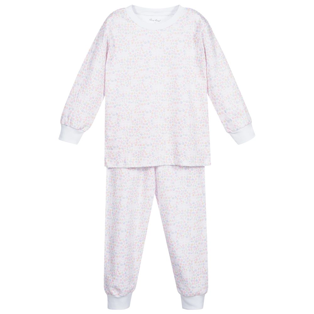 Kissy Kissy-Белая пижама из хлопка пима с кроликами | Childrensalon Outlet