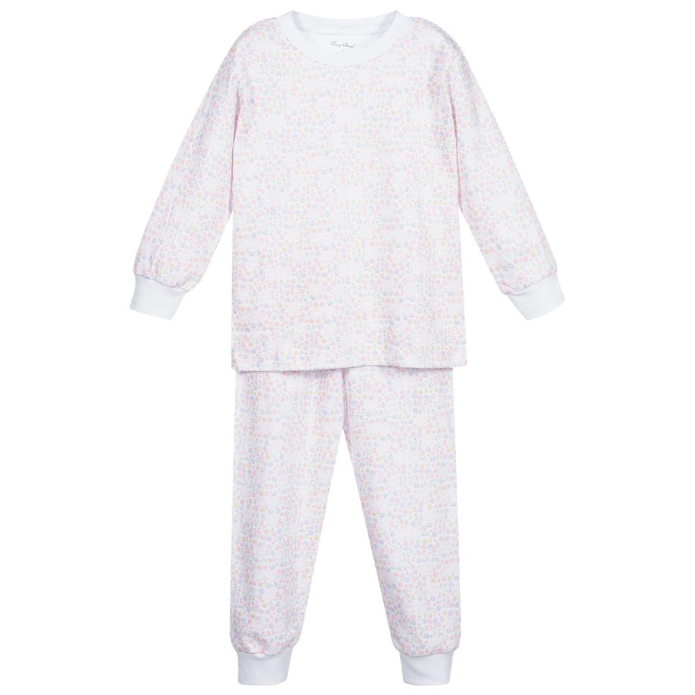 Kissy Kissy - White Bunnies Pima Pyjamas | Childrensalon