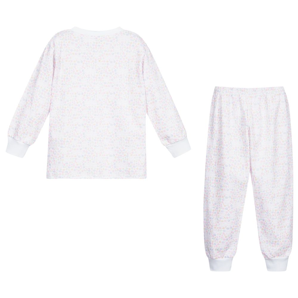 Kissy Kissy-White Bunnies Pima Pyjamas | Childrensalon Outlet