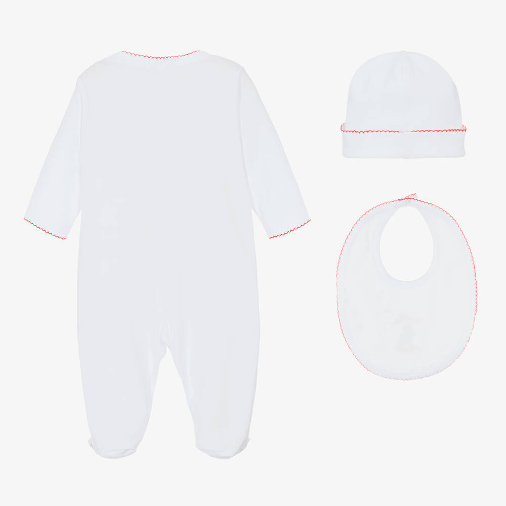 Kissy Kissy White Christmas Babysuit Set Childrensalon Outlet