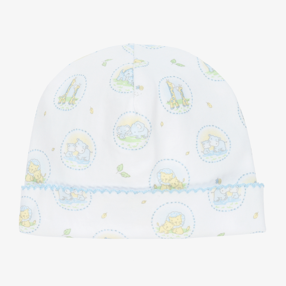 Kissy Kissy - Bonnet blanc en coton Kins | Childrensalon