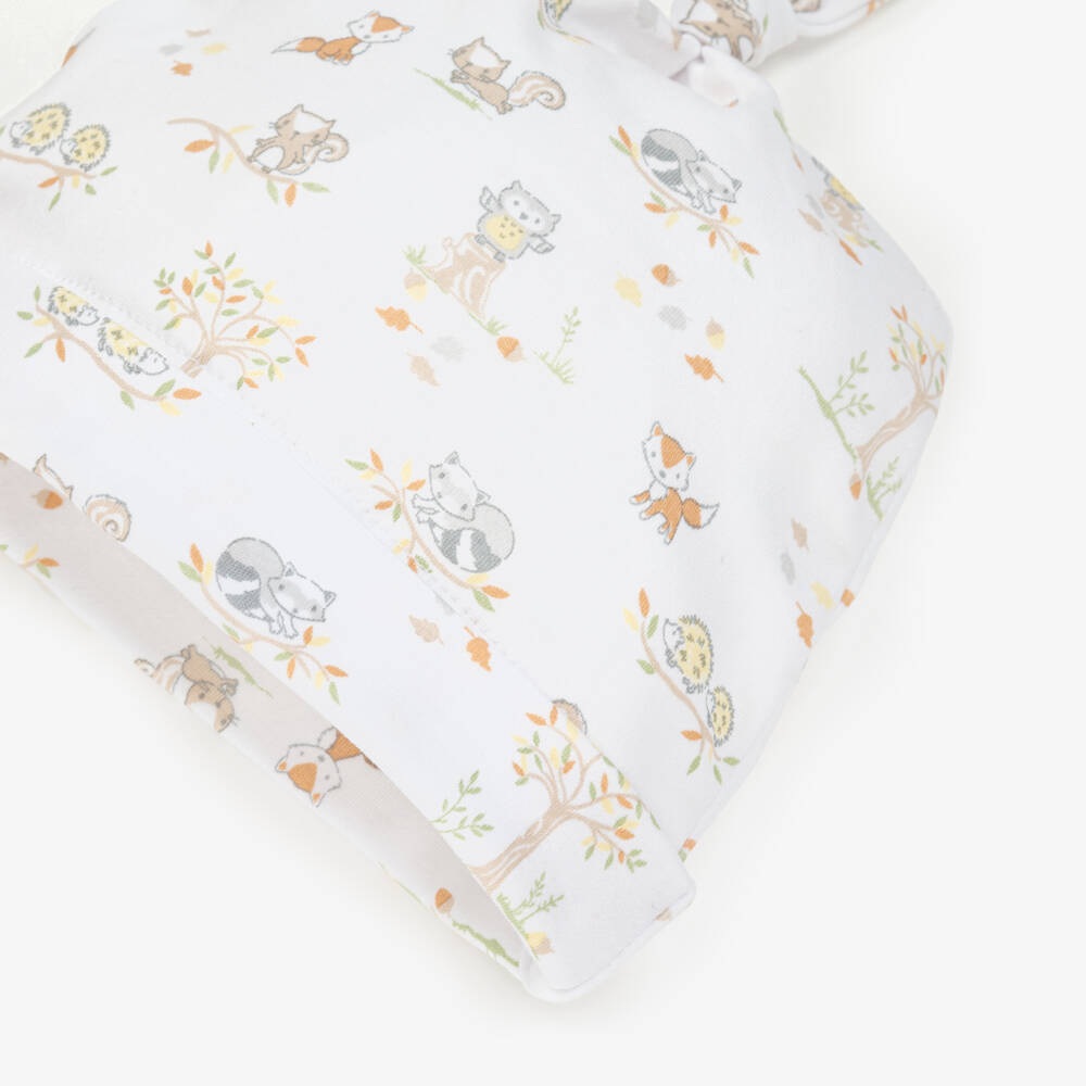 Kissy Kissy-White Forest Frolics Pima Hat | Childrensalon Outlet