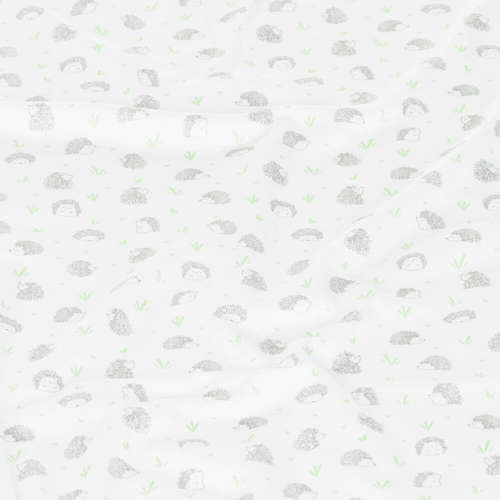 Kissy Kissy-White Hedgehog Heyday Blanket (74cm) | Childrensalon Outlet