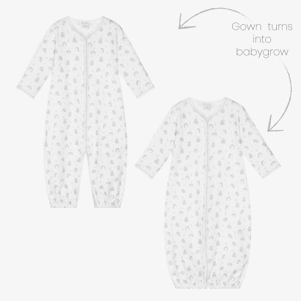 Kissy Kissy - Chemise de nuit blanche convertible hérisson | Childrensalon