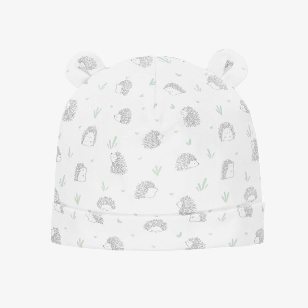 Kissy Kissy - Weiße Hedgehog Heyday Pima-Mütze | Childrensalon