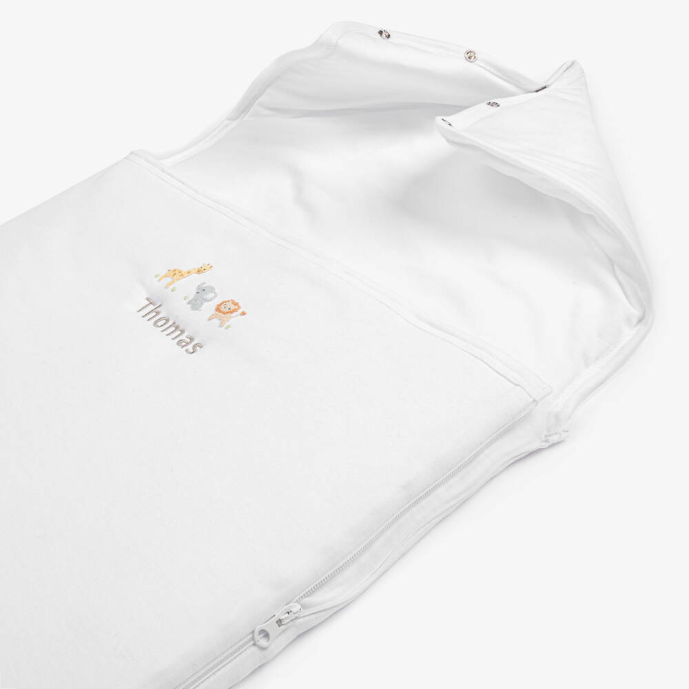 Kissy Kissy-White Jungle Animal Baby Nest | Childrensalon Outlet