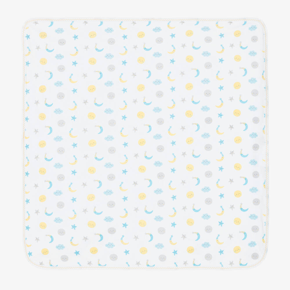 Kissy Kissy - Couverture blanche clair de lune 74 cm | Childrensalon