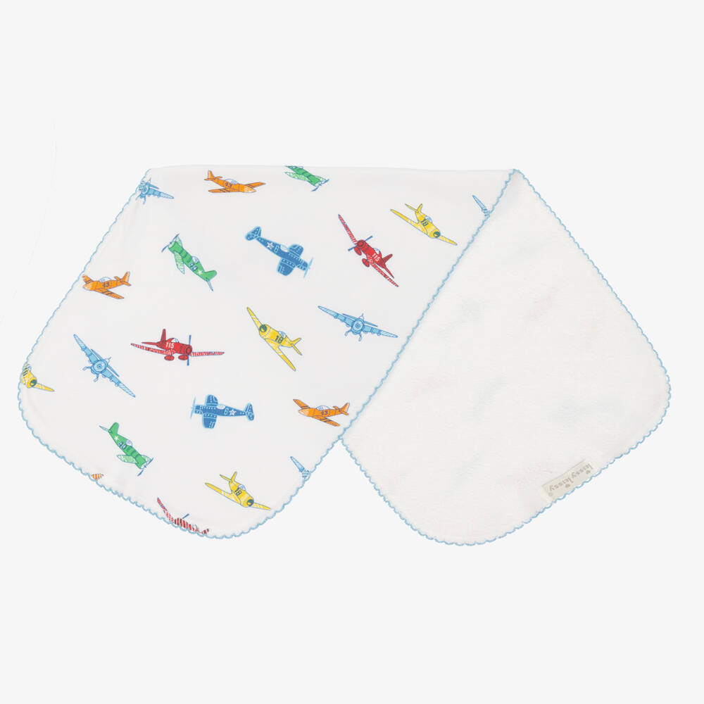 Kissy Kissy - Lange blanc en coton pima aviateurs 47 cm | Childrensalon