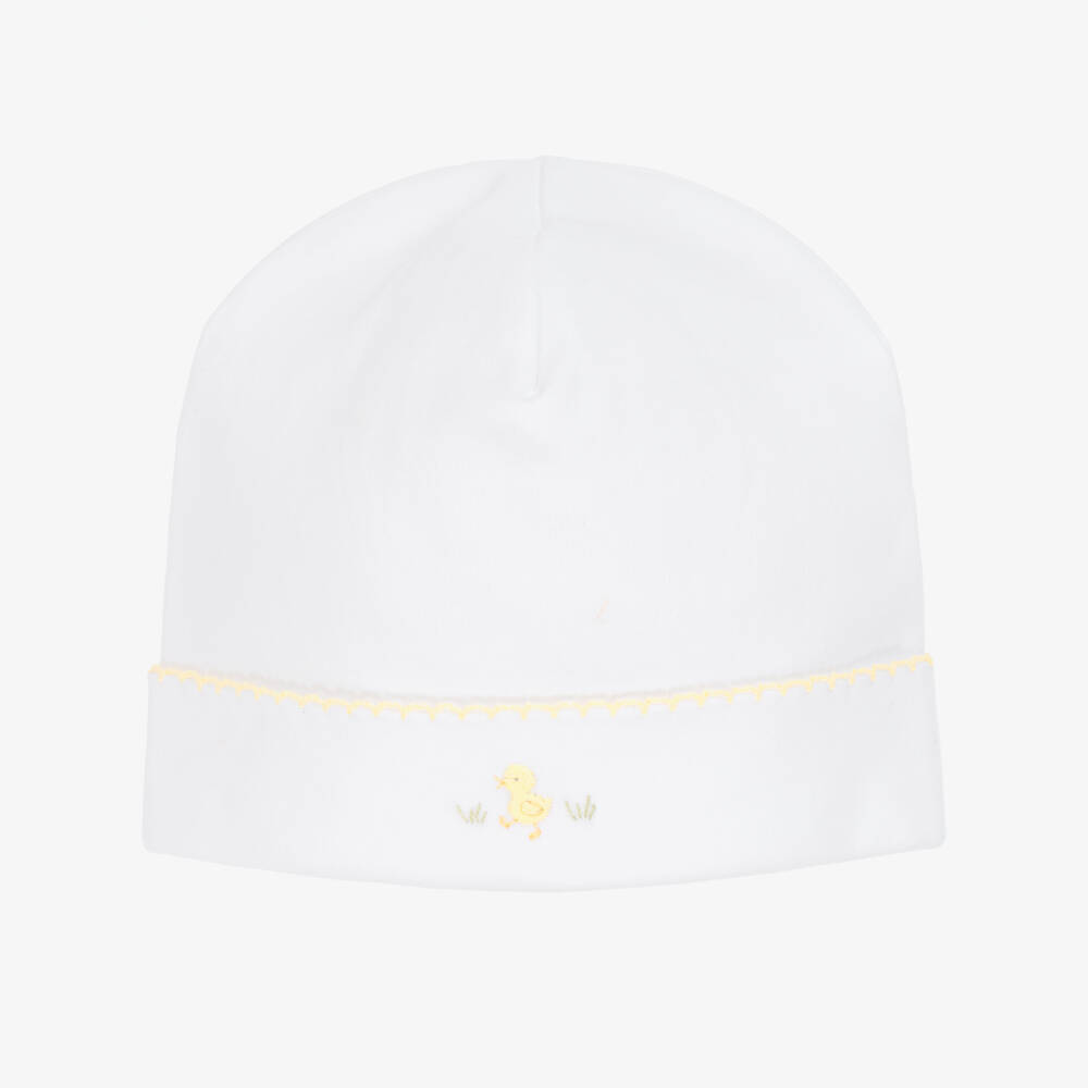 Kissy Kissy-قبعة بيضاء من قطن بيما للرضع | Childrensalon Outlet