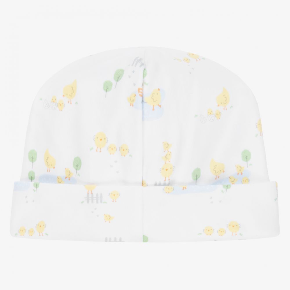 Kissy Kissy-قبعة قطن بيما لون أبيض للأطفال | Childrensalon Outlet