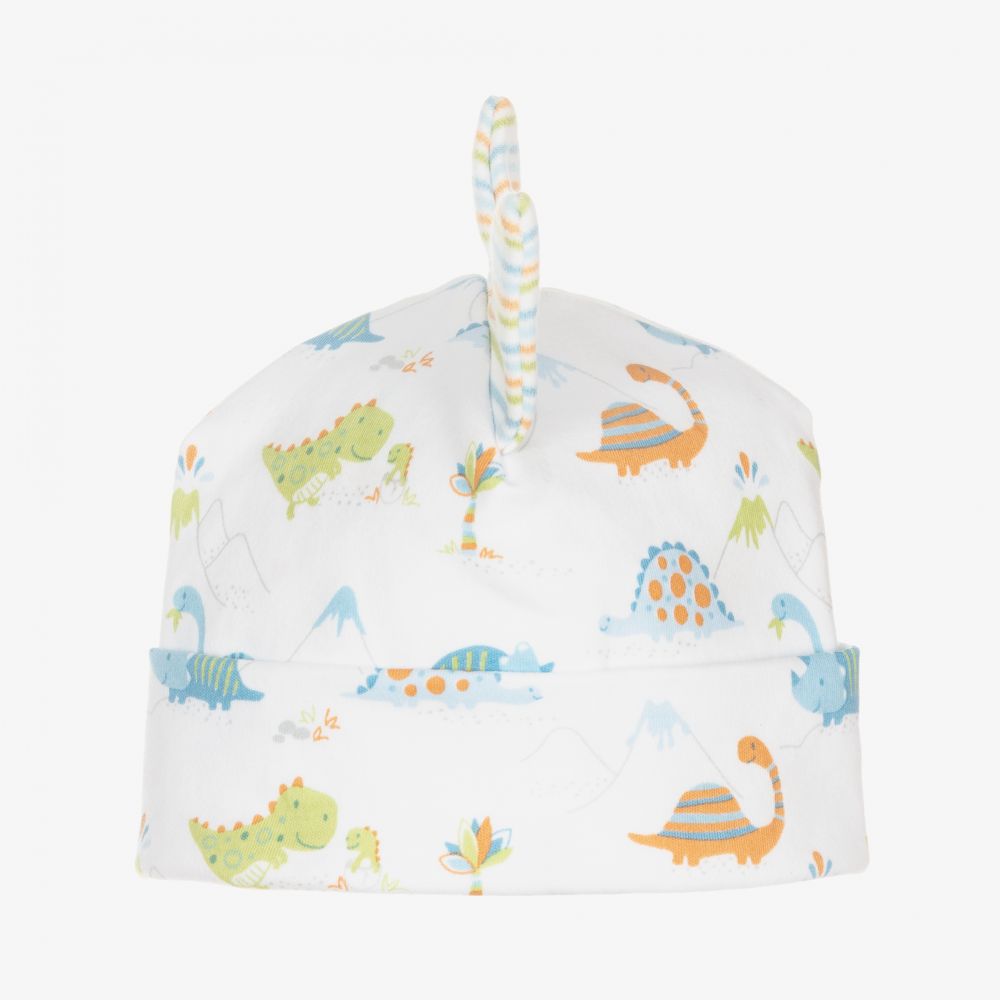 Kissy Kissy - Bonnet blanc en coton Pima Digs | Childrensalon