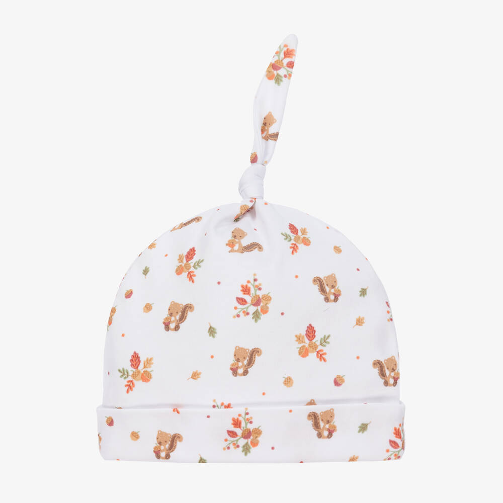 Kissy Kissy-قبعة قطن بيما لون أبيض للأطفال | Childrensalon Outlet