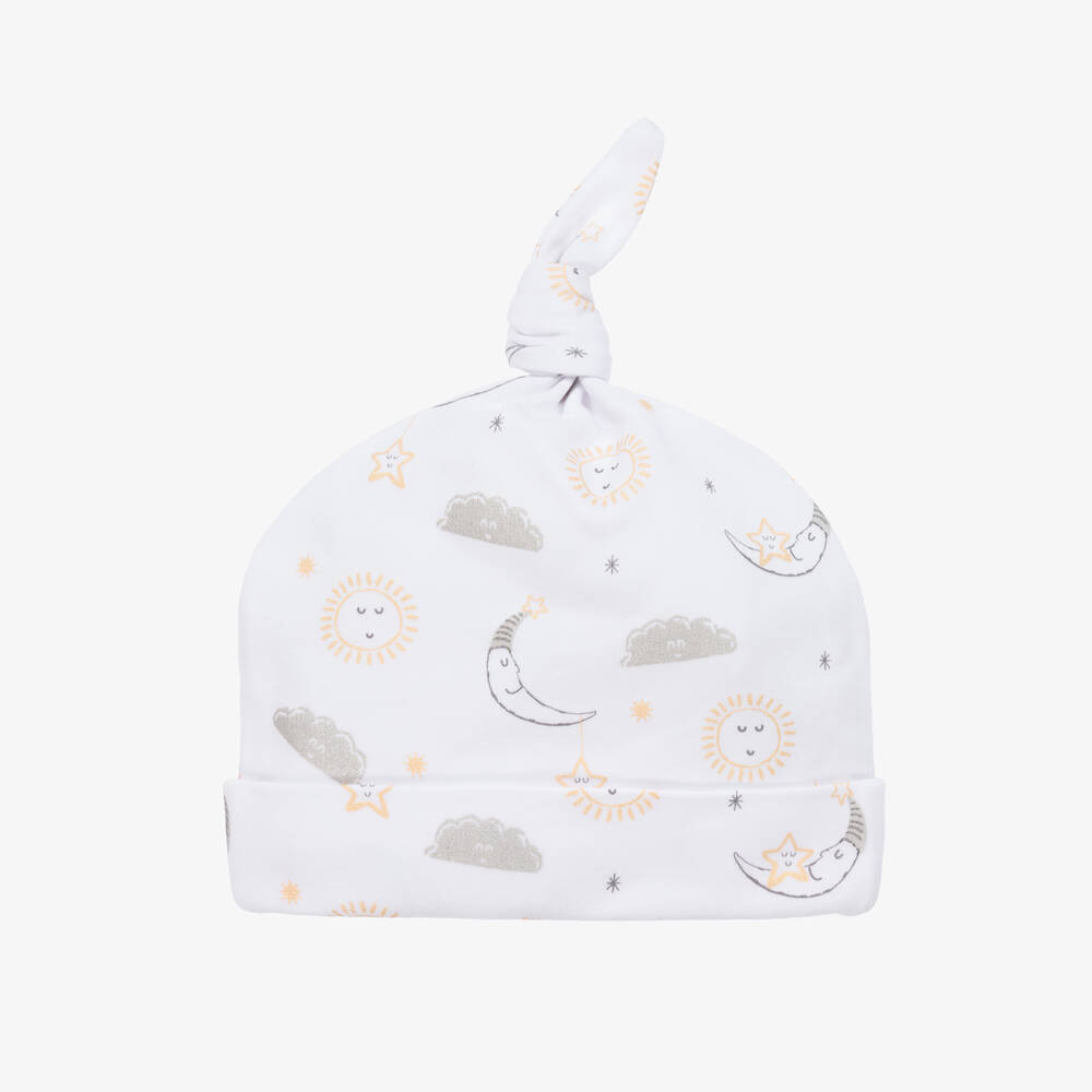 Kissy Kissy-Белая шапочка из хлопка пима для малышей | Childrensalon Outlet