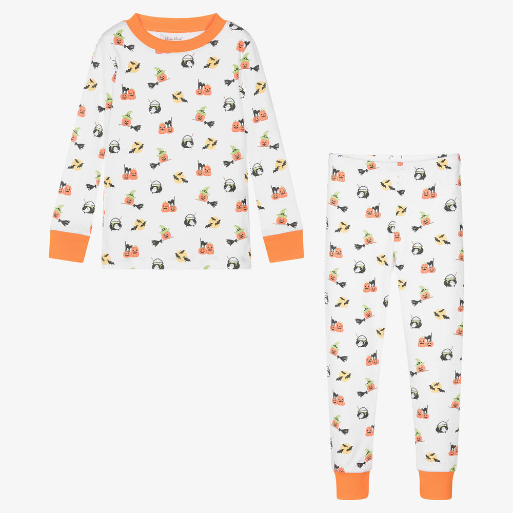 Kissy Kissy Pyjama blanc en Pima Hello Hallo Childrensalon Outlet