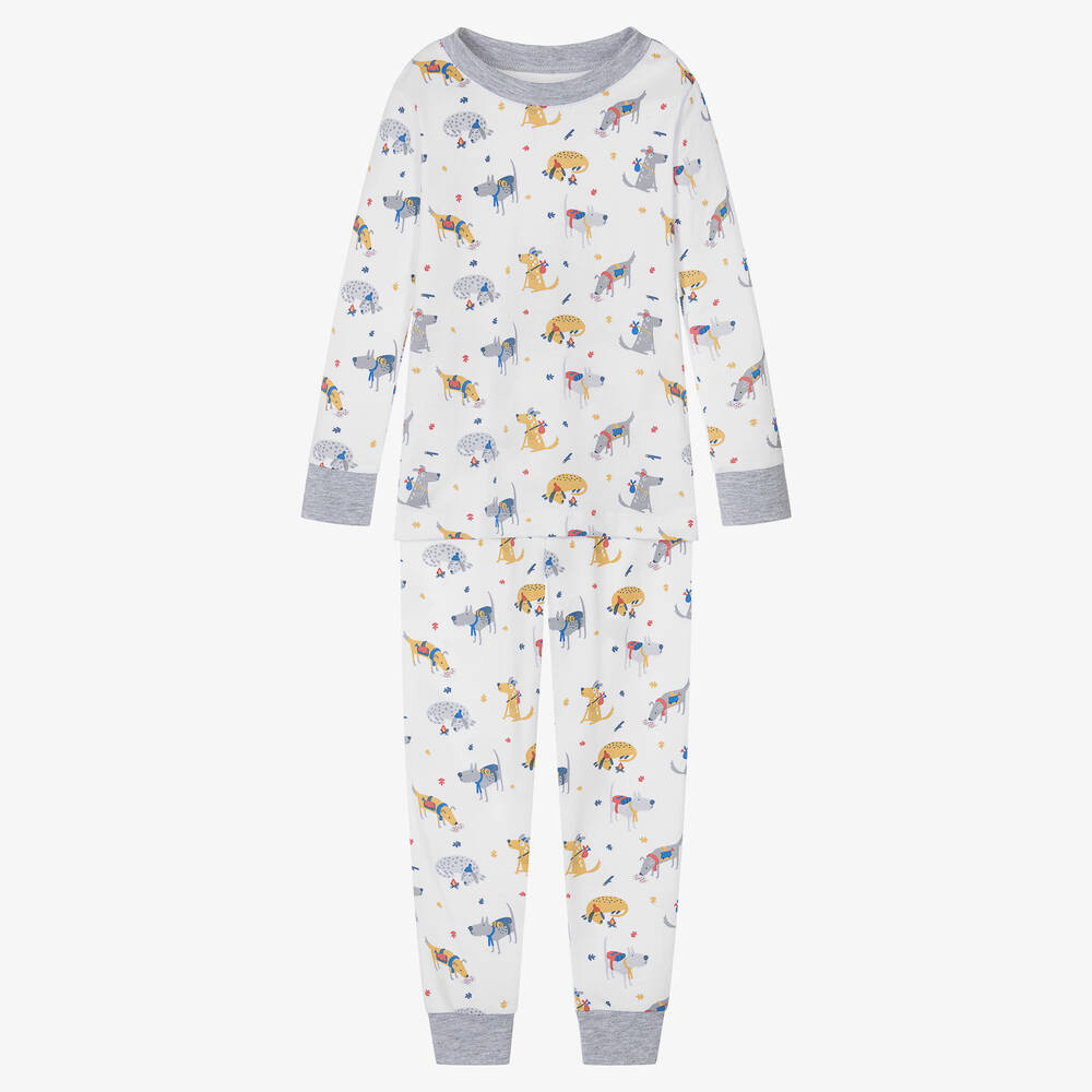 Kissy Kissy - Pyjama blanc Pups On The Go | Childrensalon