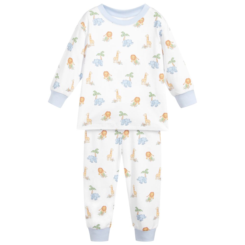 Kissy Kissy - Pyjama blanc en coton Pima | Childrensalon