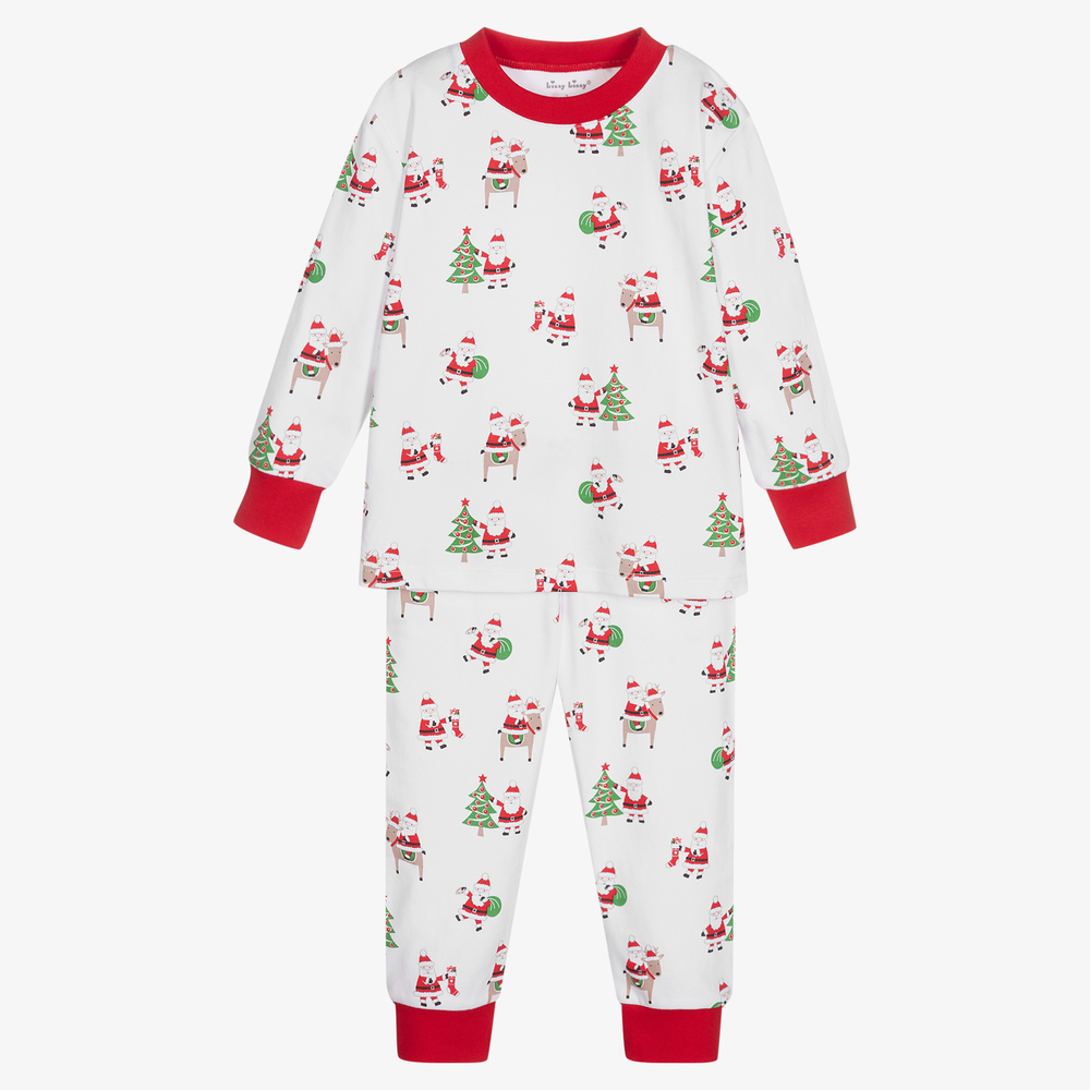 Kissy Kissy - Pyjama blanc en coton Pima | Childrensalon