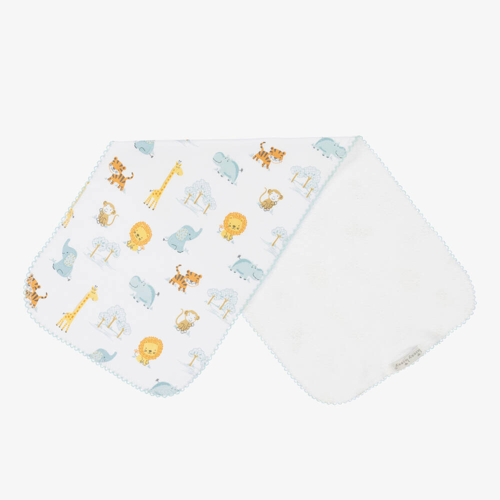 Kissy Kissy - Белое полотенце для кормления из хлопка пима (48см) | Childrensalon