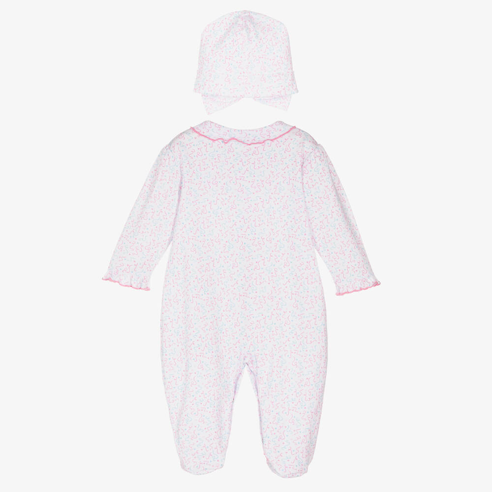 Kissy Kissy Weißes Pixie PimaStramplerSet Childrensalon Outlet