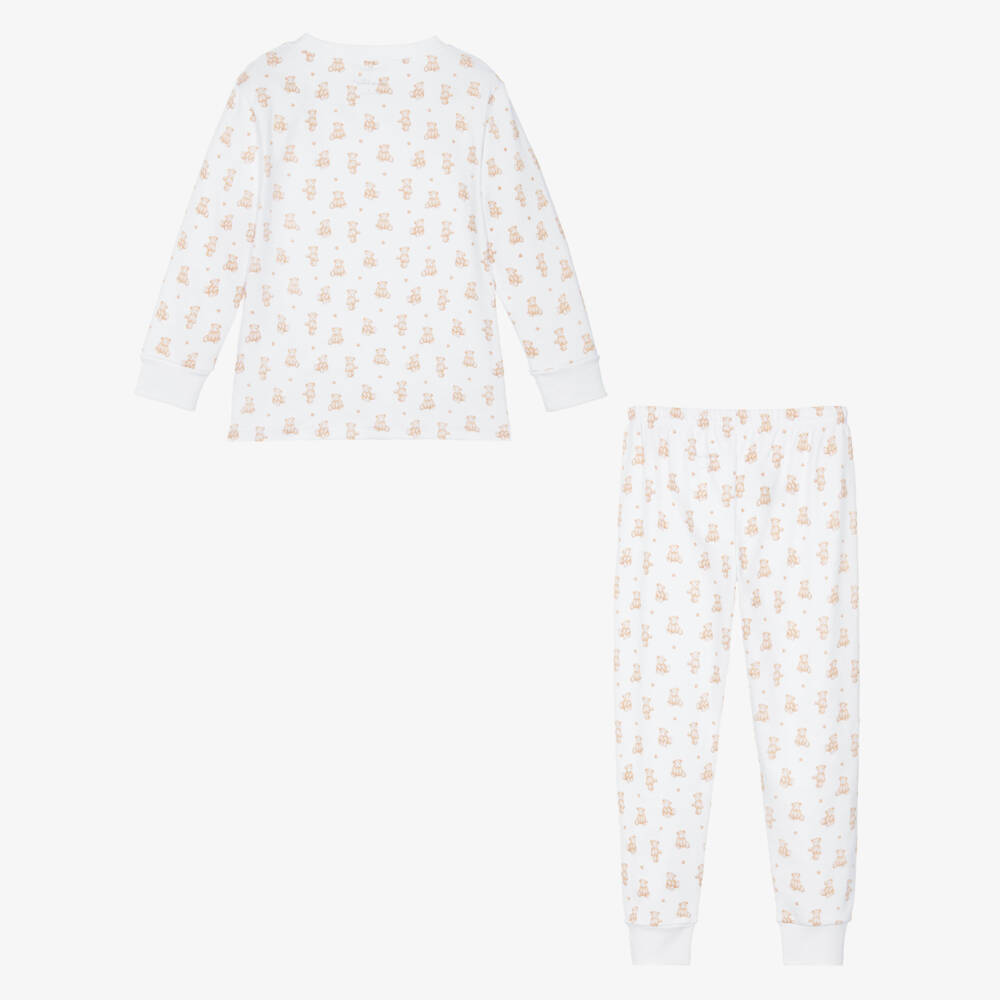 Kissy Kissy-طقم نوم تيدي بيما أبيض نقي | Childrensalon Outlet