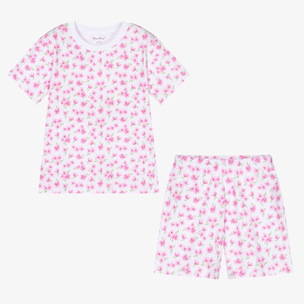 Kissy Kissy-Розовая пижама из хлопка пима с розами для девочек | Childrensalon Outlet